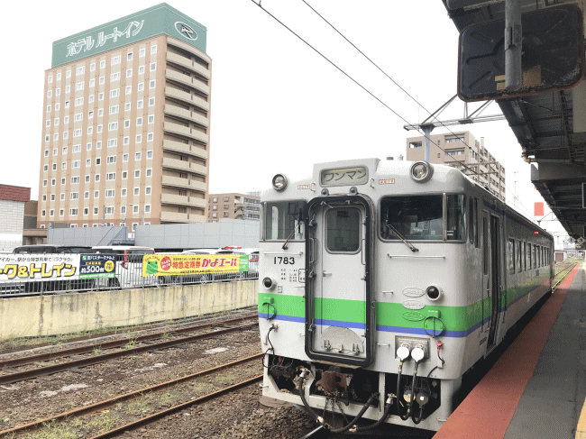 ホテルルートイン苫小牧駅前の外観