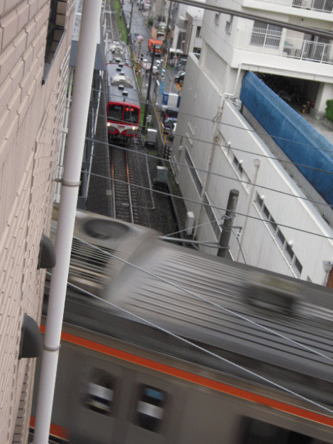 流山電鉄と武蔵野線が交差