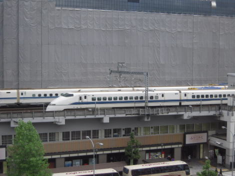 新幹線が良く見える