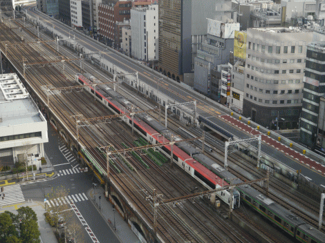 成田エクスプレスを撮影