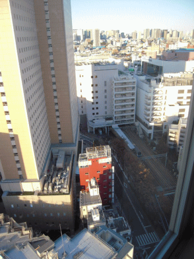 ヴィアイン東京大井町から見る鉄道の様子