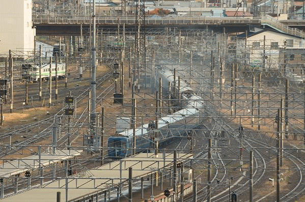 フォーポイントバイシェラトン函館から見る寝台特急北斗星
