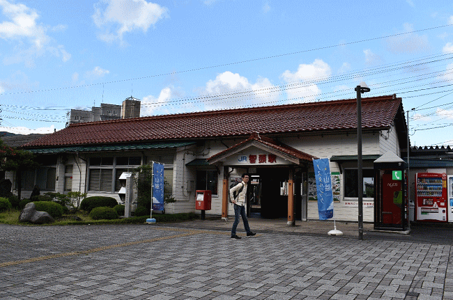 智頭駅の駅舎の外観