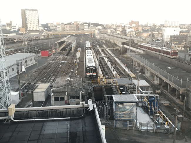 伊勢シティホテルの窓外の景色