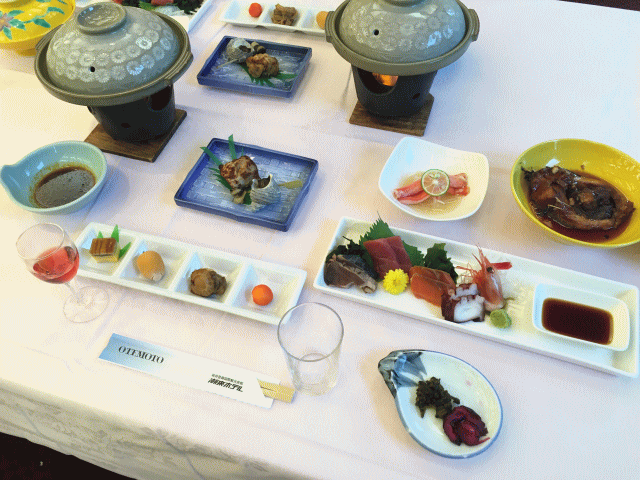 潮来ホテルの実際の夕食の内容