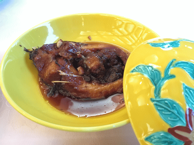 潮来ホテルの魚の煮物