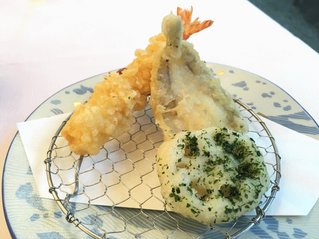 潮来ホテルの天ぷら