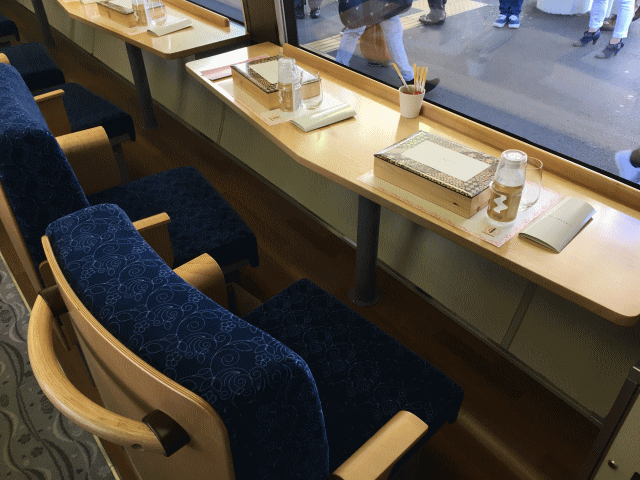 伊豆クレイルのカウンター席