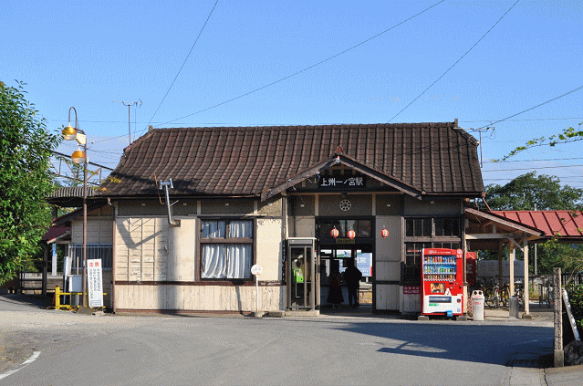 上州一ノ宮駅の外観
