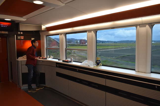 3号車のフリースペース