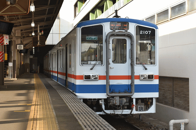 取手駅から関東鉄道常総線に乗車