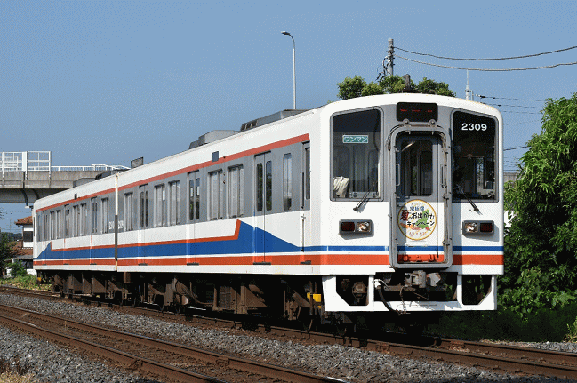 旧塗色のキハ2300形