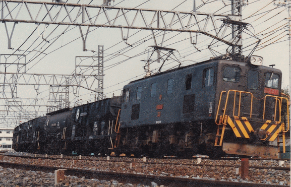 東武伊勢崎線の貨物列車