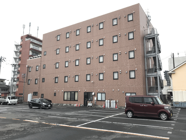 勝田プラザビジネスホテルの外観