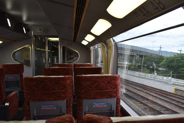 ビスタカーの2階席