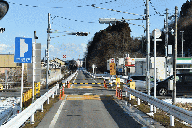 気仙沼～不動の沢間のＢＲＴ専用道