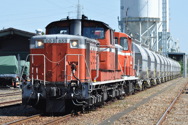 撮影会で撮影したDD51国鉄色