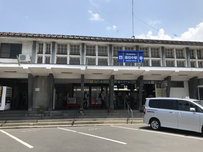 湯田中駅の外観