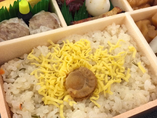 おべんとう・冬(崎陽軒)の帆立ごはん