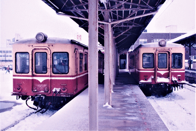 3・4番線ホームから発着していた黒石線