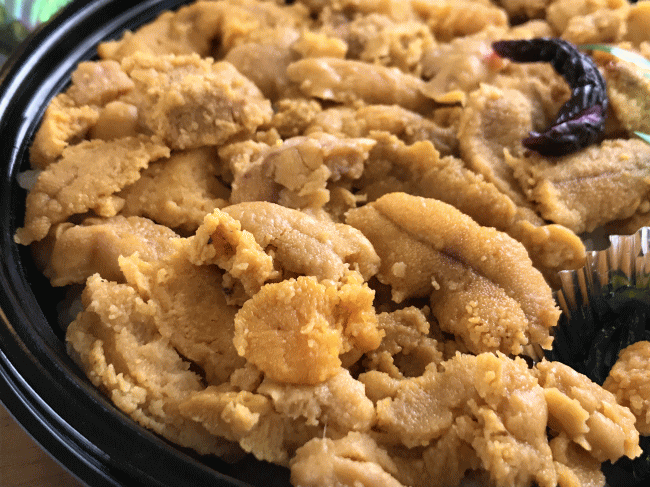 うに丼（こたつ列車）