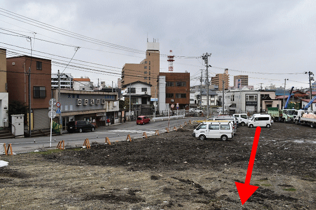 中央弘前駅前の改良工事