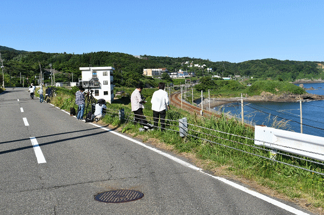鯨波の有名な撮影地