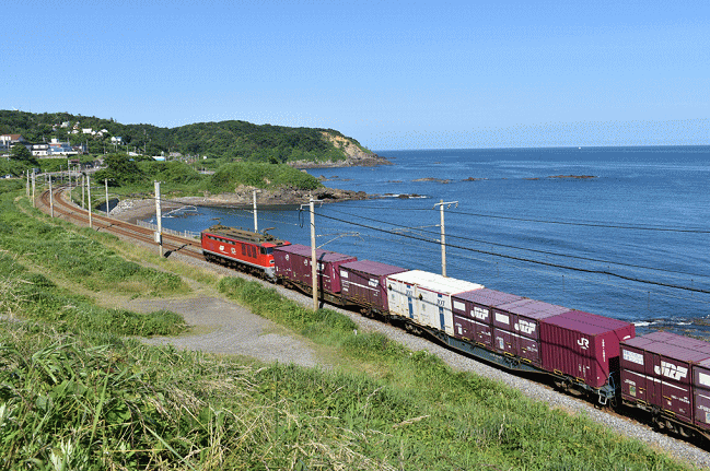 ＥＦ５１０牽引の貨物列車