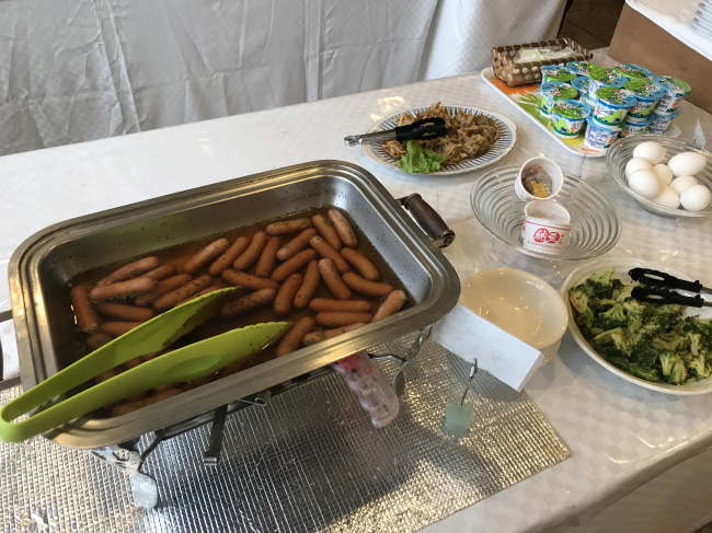 くれたけインいわたの朝食バイキング