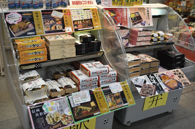 長野駅の駅弁一覧（2018年）