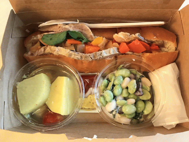 釧路湿原ノロッコ号のランチボックス