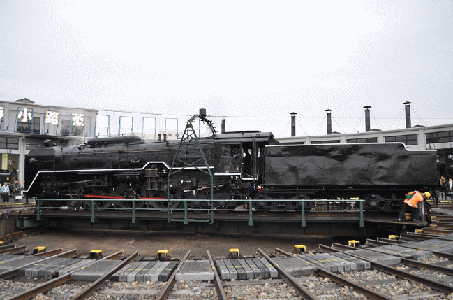 転車台に乗ったＣ６２