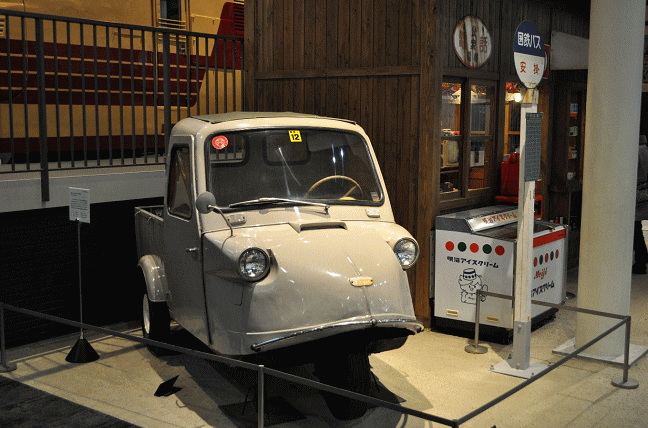 京都鉄道博物館のダイハツミゼット
