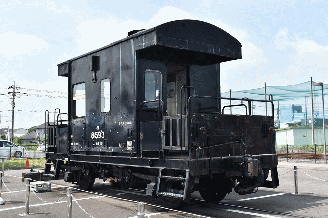 キューロク館の車掌車