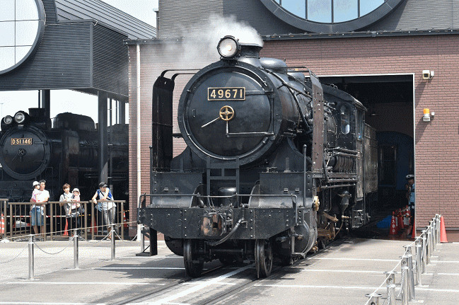 9600形49671号機の動態保存