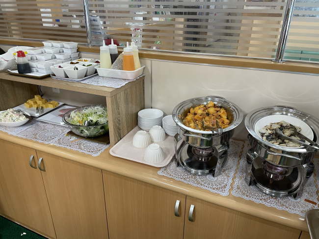 ライフイン勝田駅西の朝食バイキング