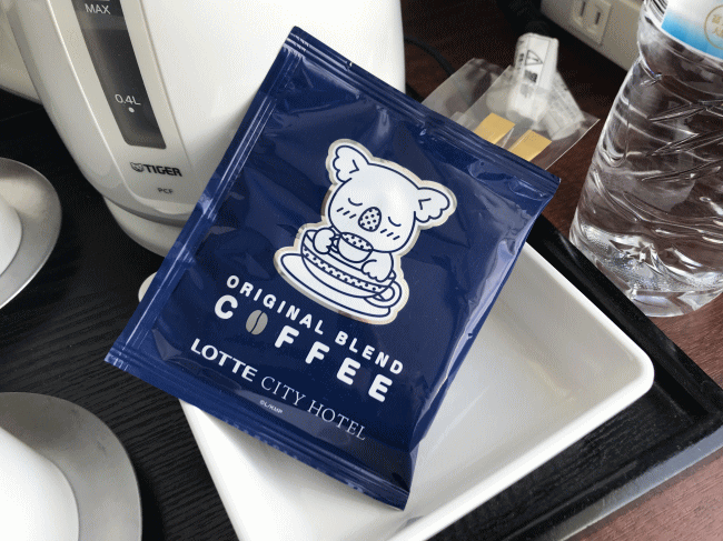 ロッテシティホテル錦糸町のコアラのコーヒー