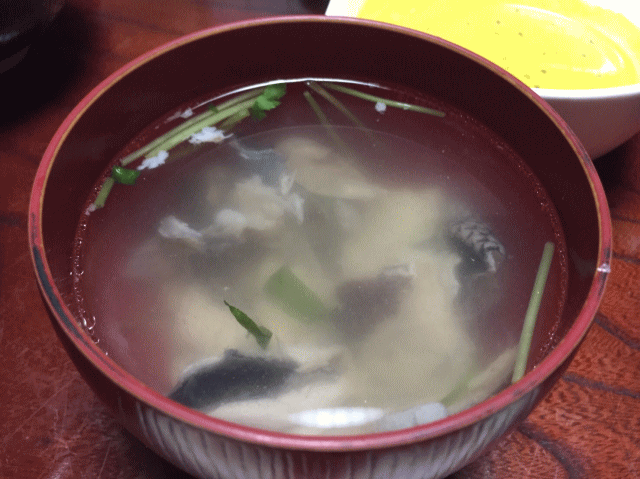 磯崎荘の鯛のあら汁