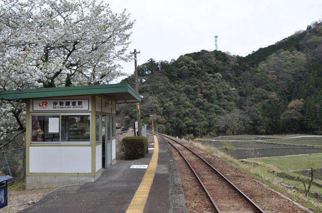 伊勢鎌倉駅の様子