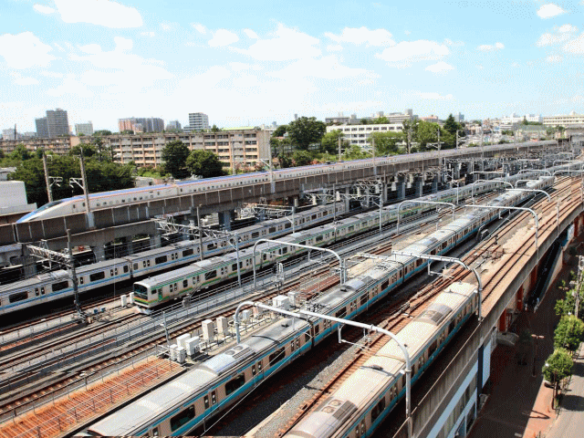 ホテル メッツ赤羽のトレインビュー