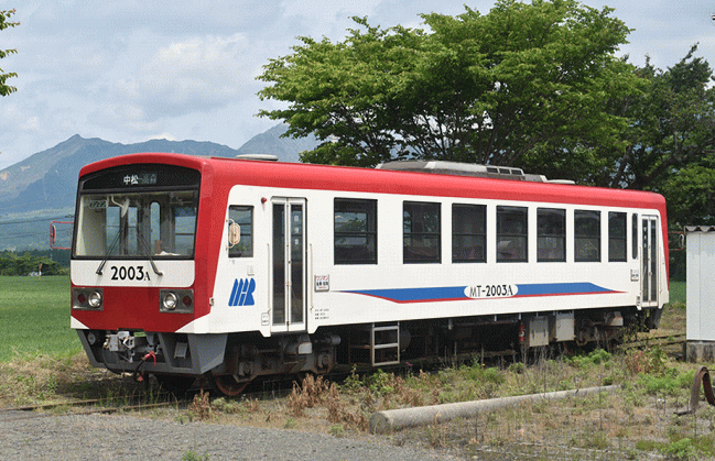 高森駅構内に留置されていたMT-2003A号