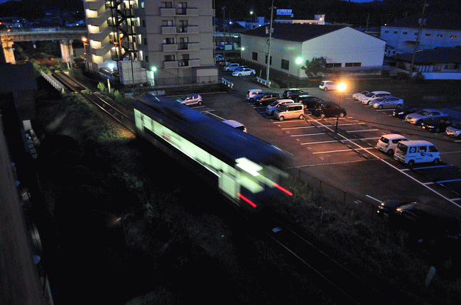 三次グランドホテルの見た芸備線のキハ120