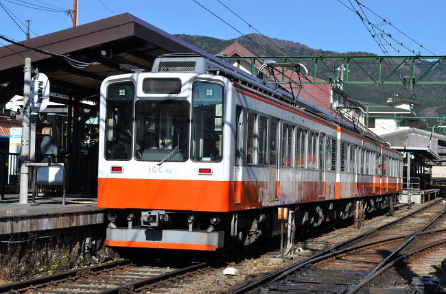 強羅駅にて箱根登山鉄道