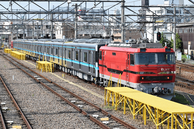 N3000形を名鉄大江駅にて撮影