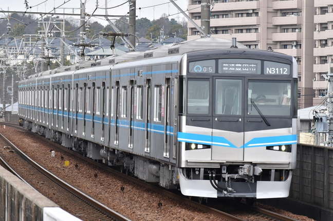 営業運転が開始されたN3000形N3112編成