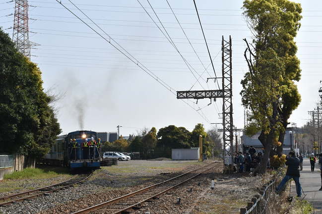 N3113編成甲種輸送の撮影現場