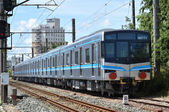 N3111編成の甲種輸送(豊川駅付近)