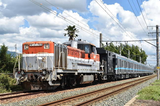 N3111編成の甲種輸送(豊川駅付近)