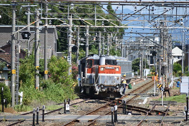 N3111編成の甲種輸送(豊川駅にて)