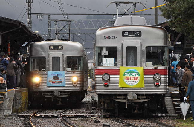 営業最終日3月31日の松代駅